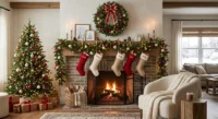 21 Christmas Fireplace Decor Ideas for a Warm and Festive Home