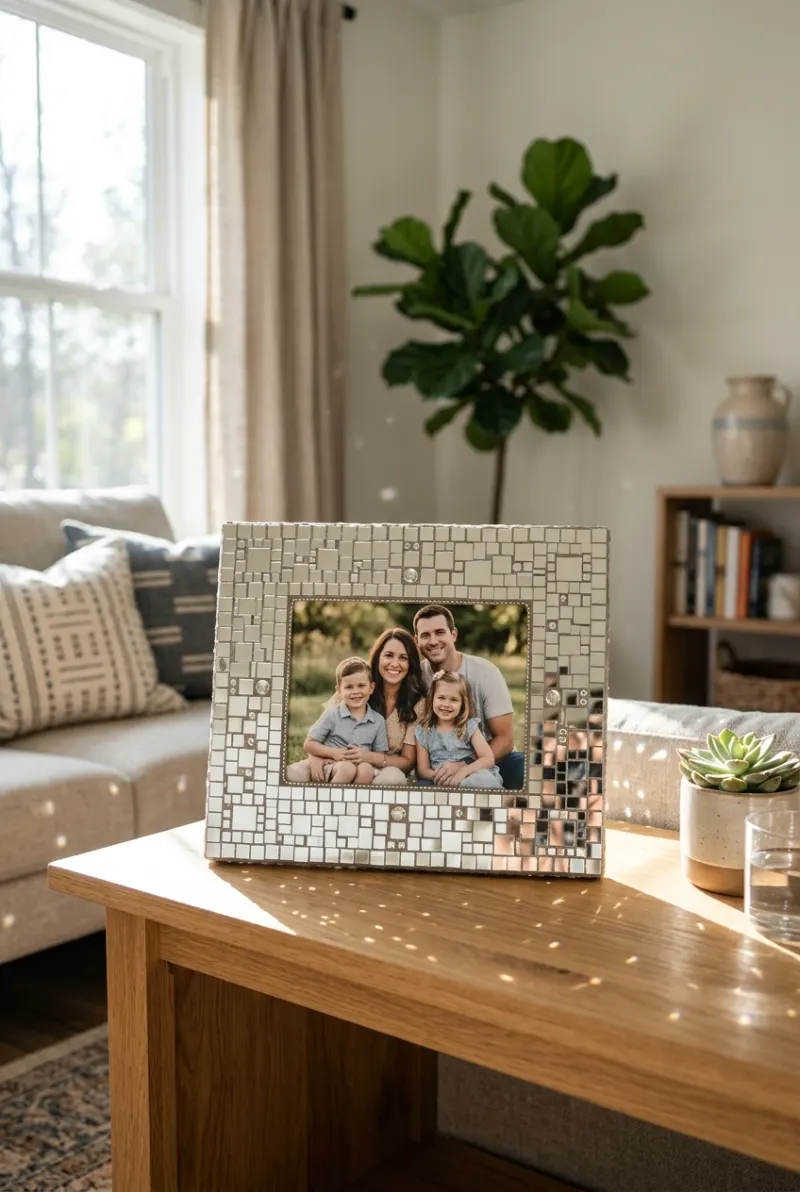 Mosaic Tile Picture Frame
