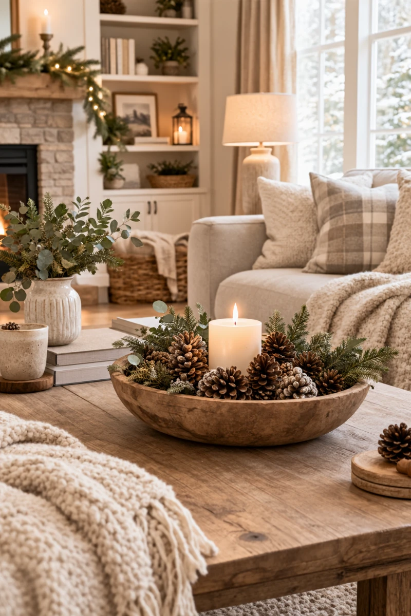 Decorate With Pinecones