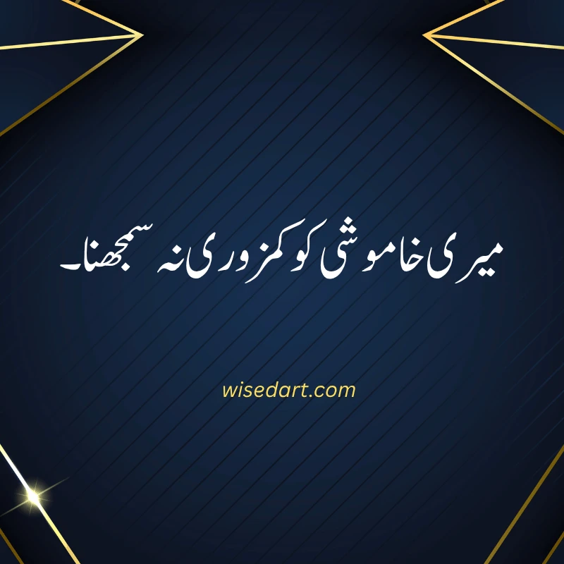 Attitude Quotes in Urdu