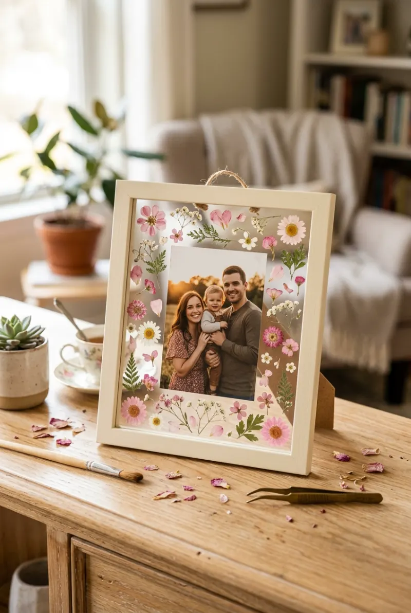 Pressed Flower Photo Frame