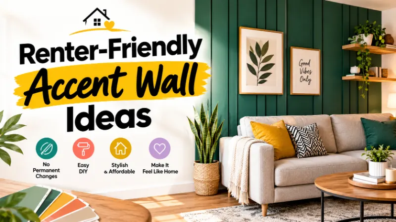 Renter-Friendly Accent Wall 